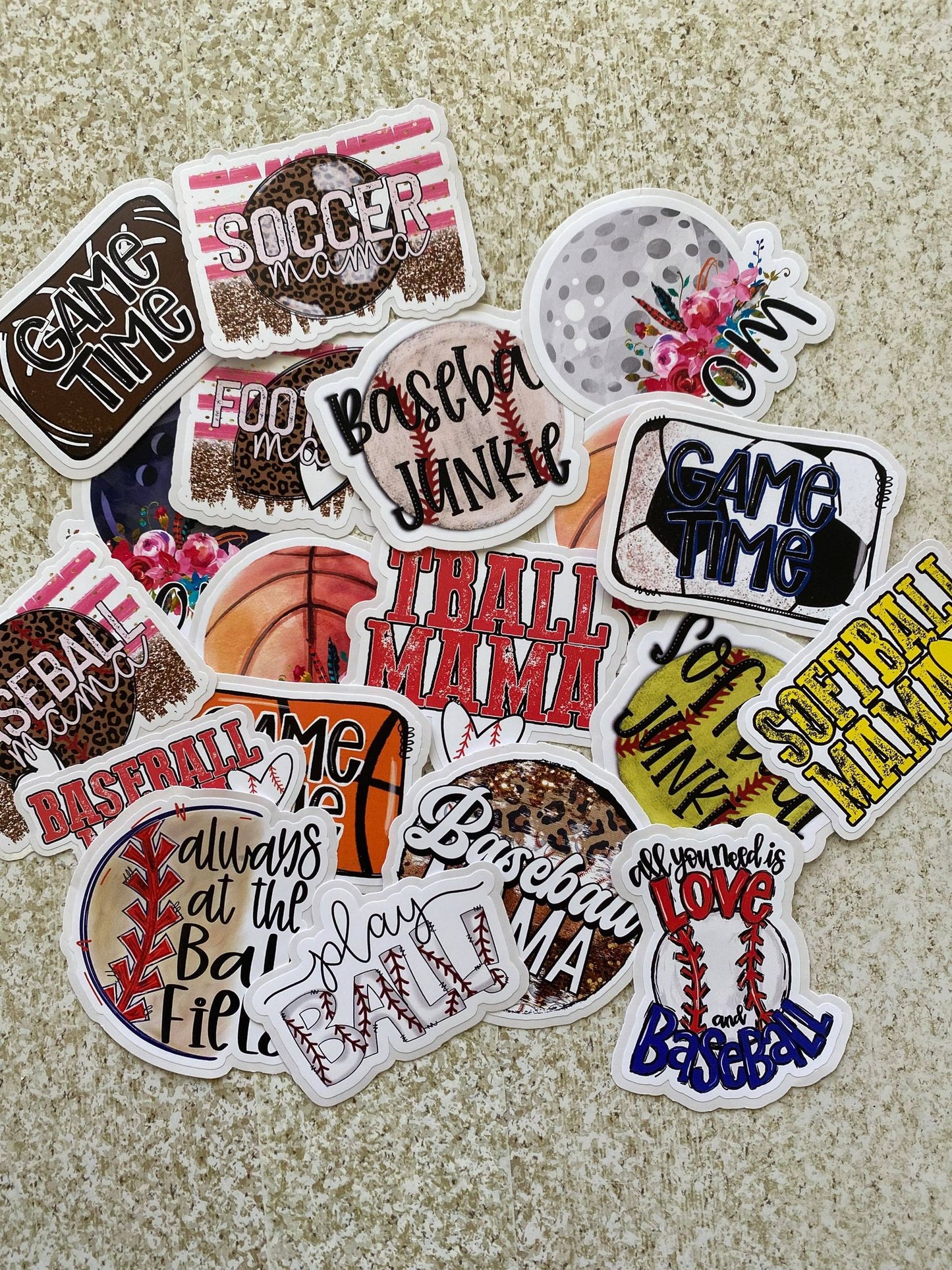 Sports DC sticker Bundle 50count