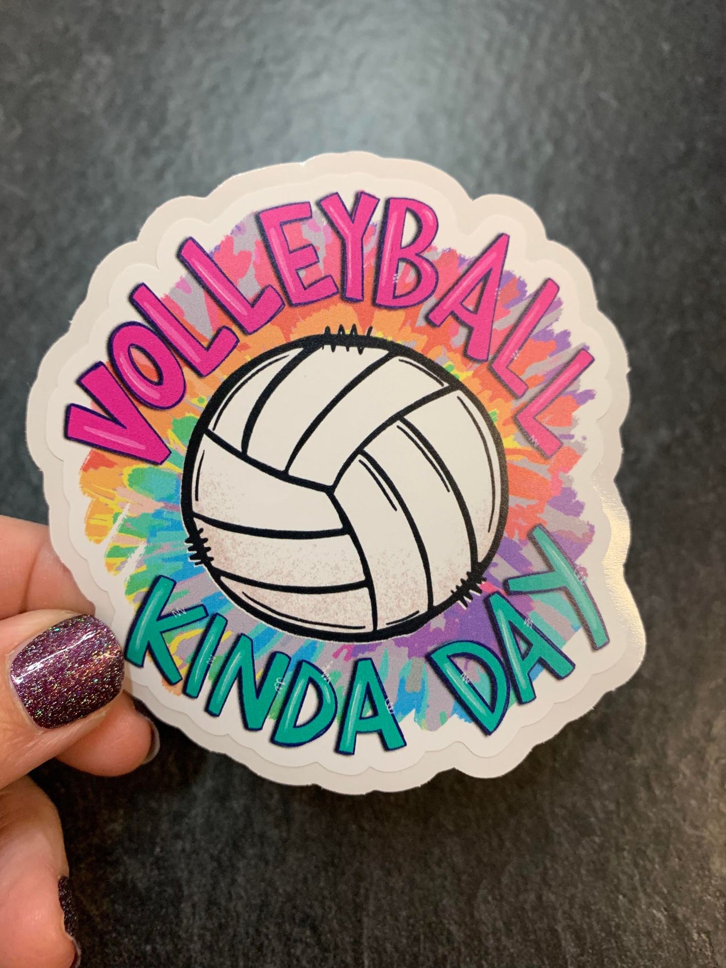 SP07 Volleyball Kinda Day diecut