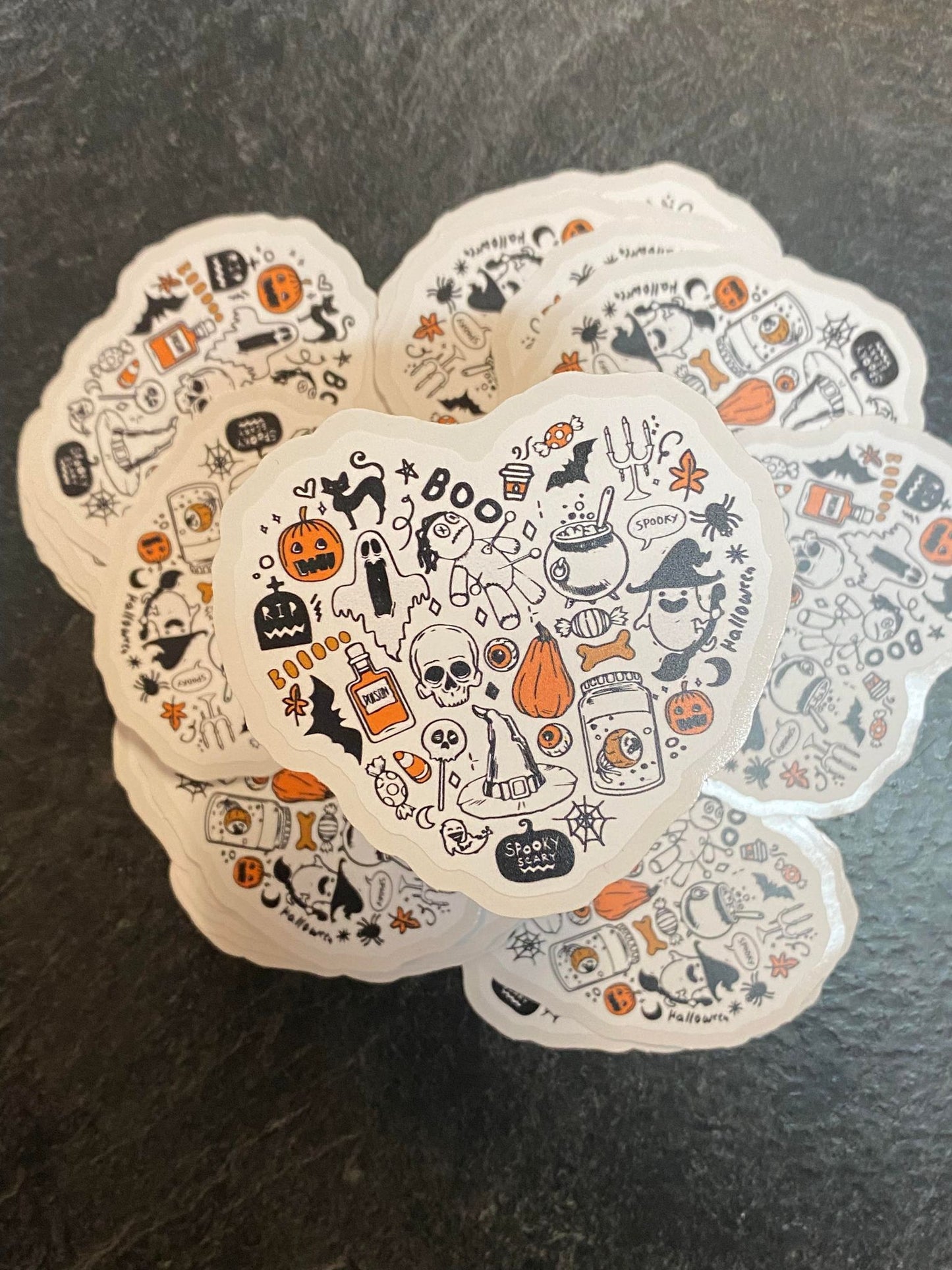 Halloween Heart diecut