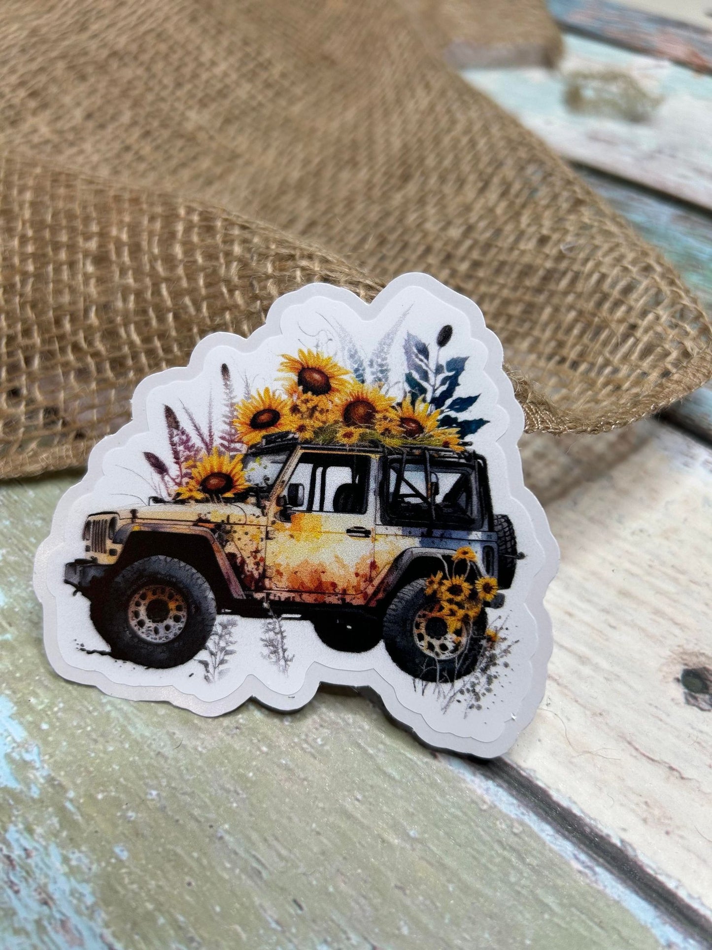 MS25 Jeep Sunflowers DC