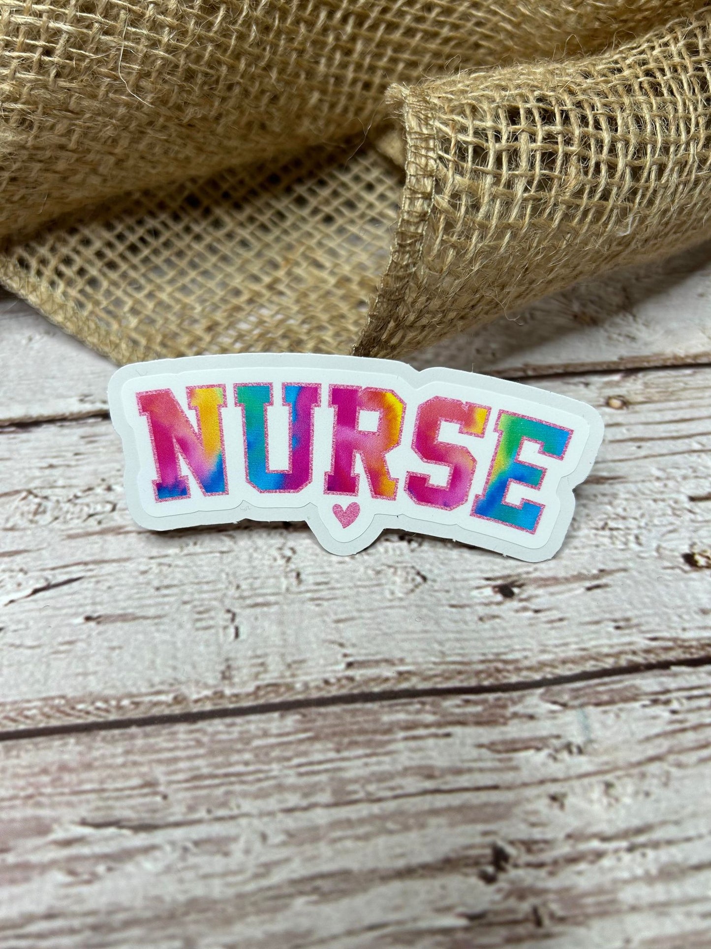 P19 Nurse Tye Dye Sparkles DC