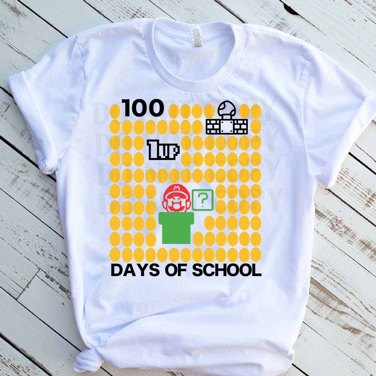 100 Days of School (Gamer) DTF