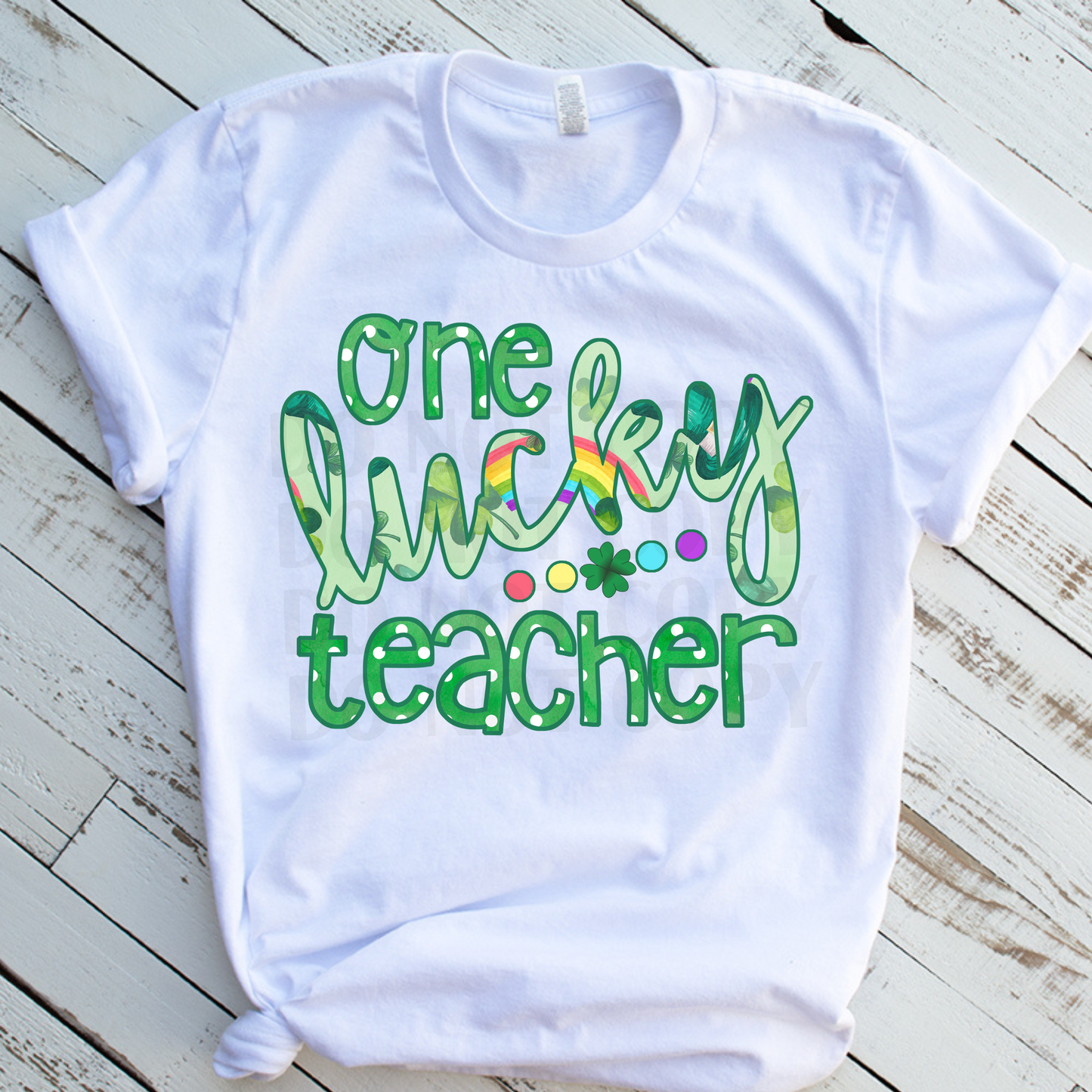 One Lucky Teacher DTF