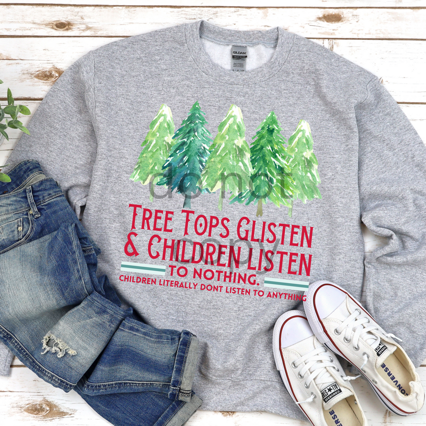 Treetops Glisten and Children Listen, To Nothing DTF