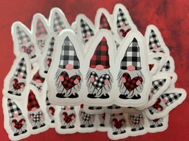 Valentines Gnomes diecut