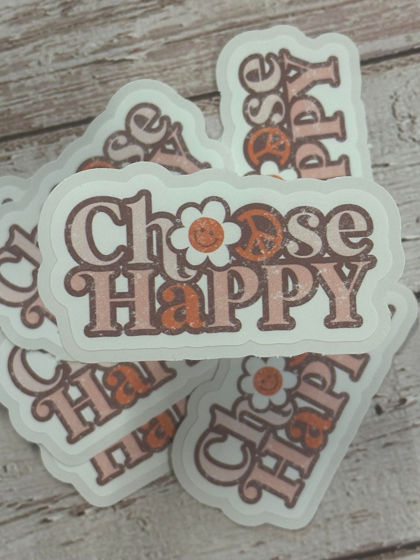 B22 Choose Happy diecut