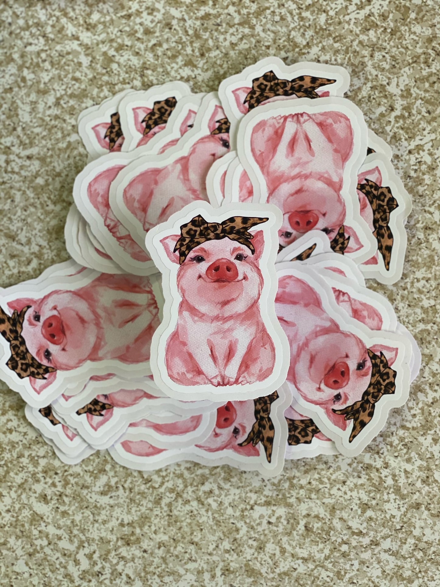 A02 Cute Pig diecut