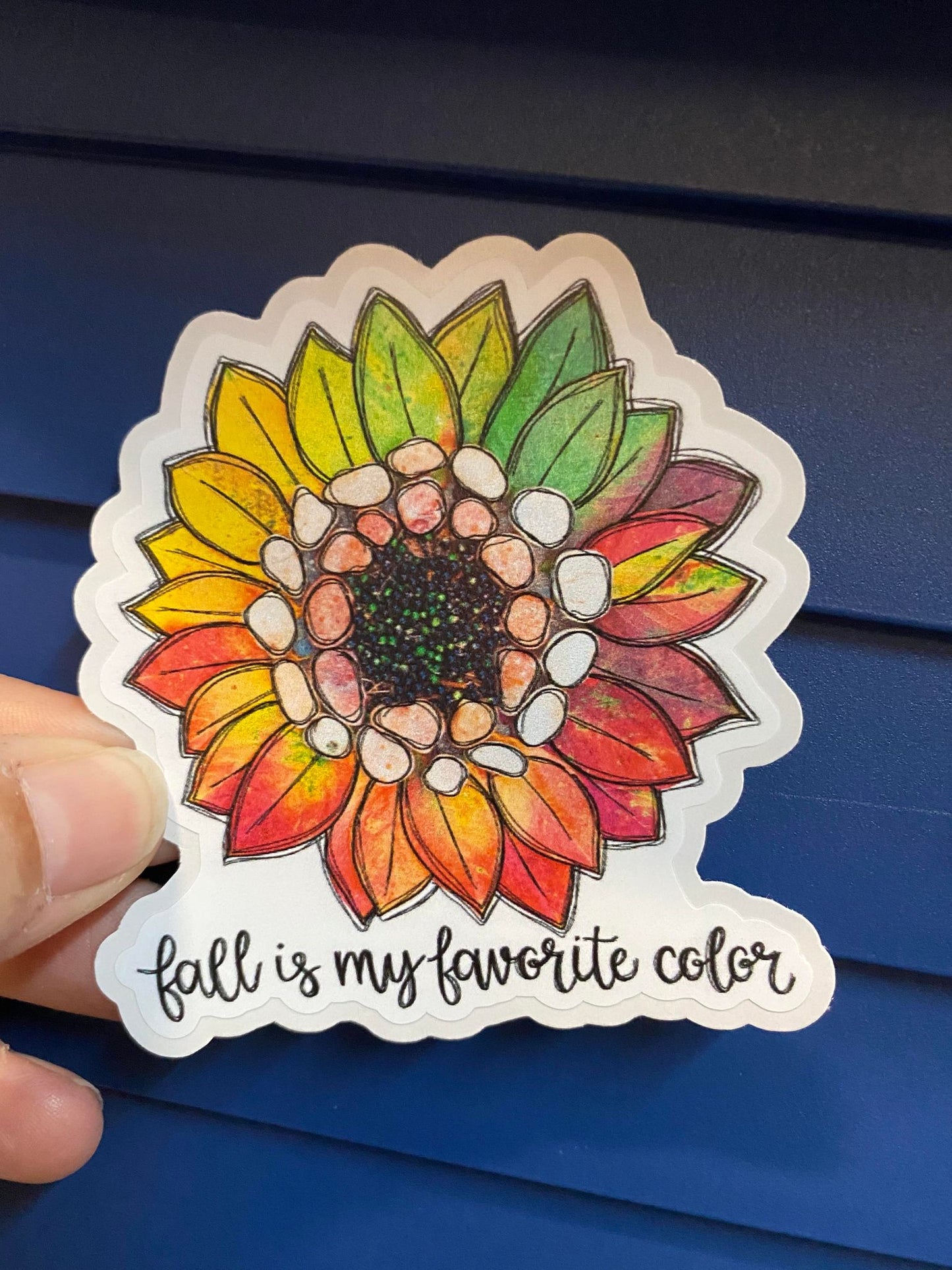 Fall is my Favorite Color diecut