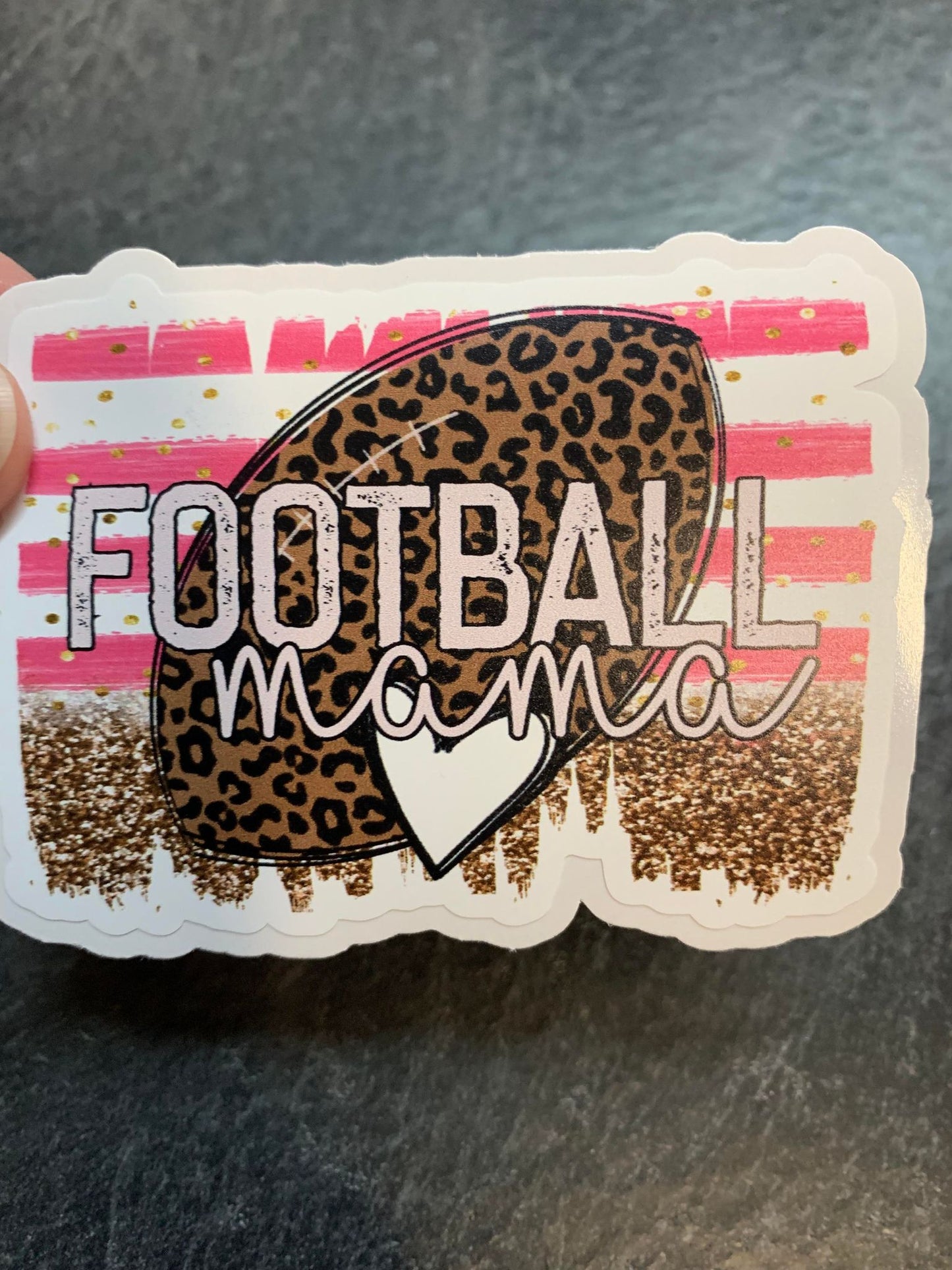 SP16 Football Mama diecut