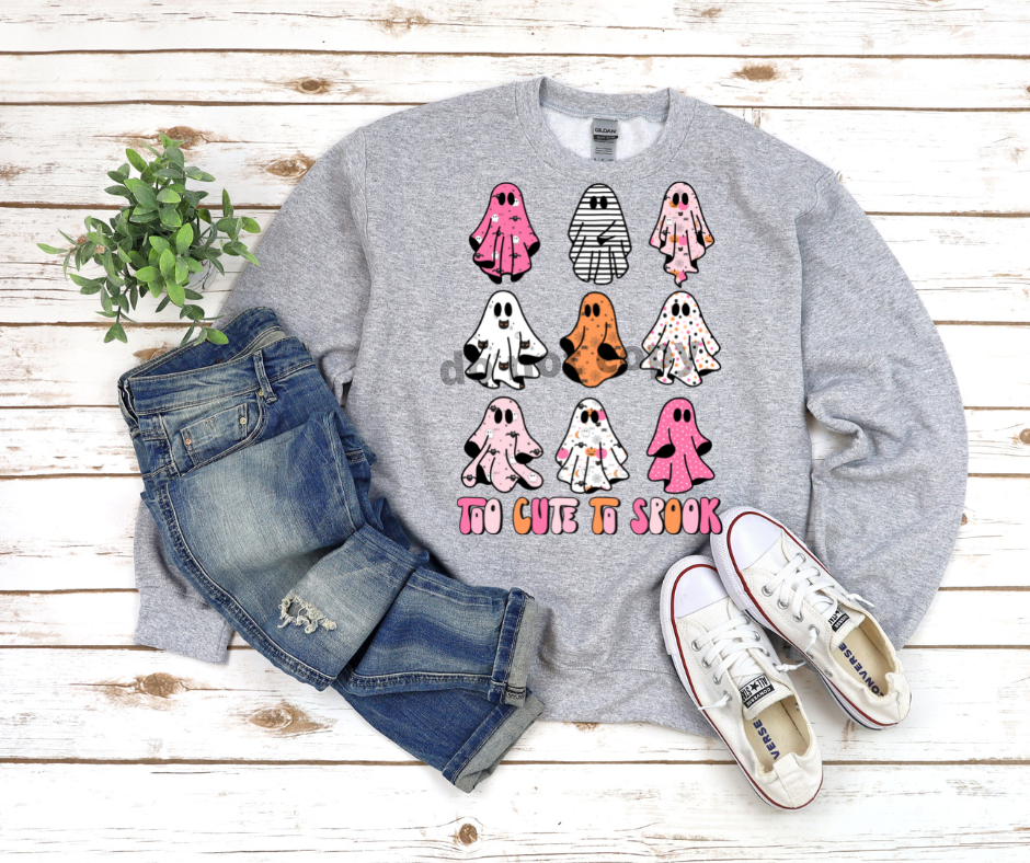 Too Cute to Spook (Pink) DTF