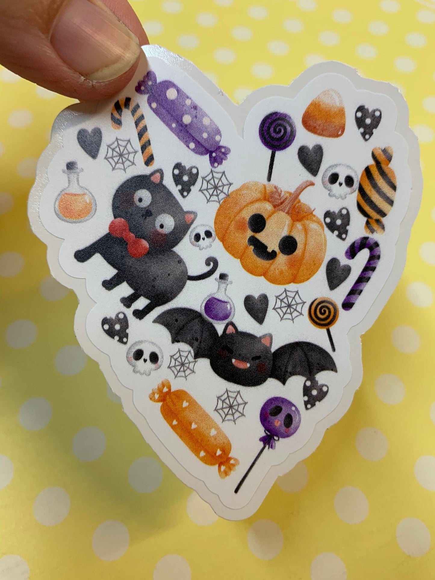 Halloween Heart diecut