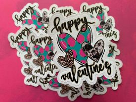 Happy Valentines Day diecut