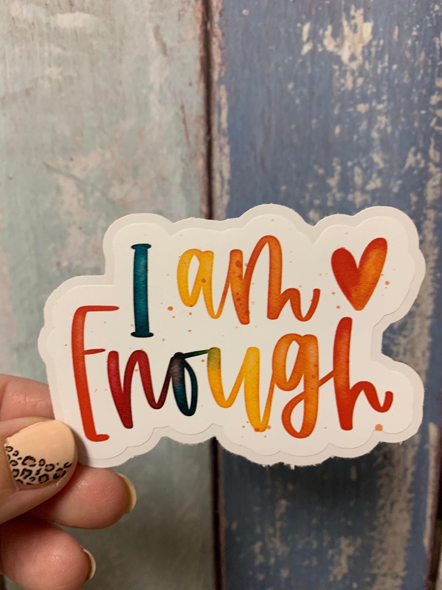 MH17 I am Enough diecut