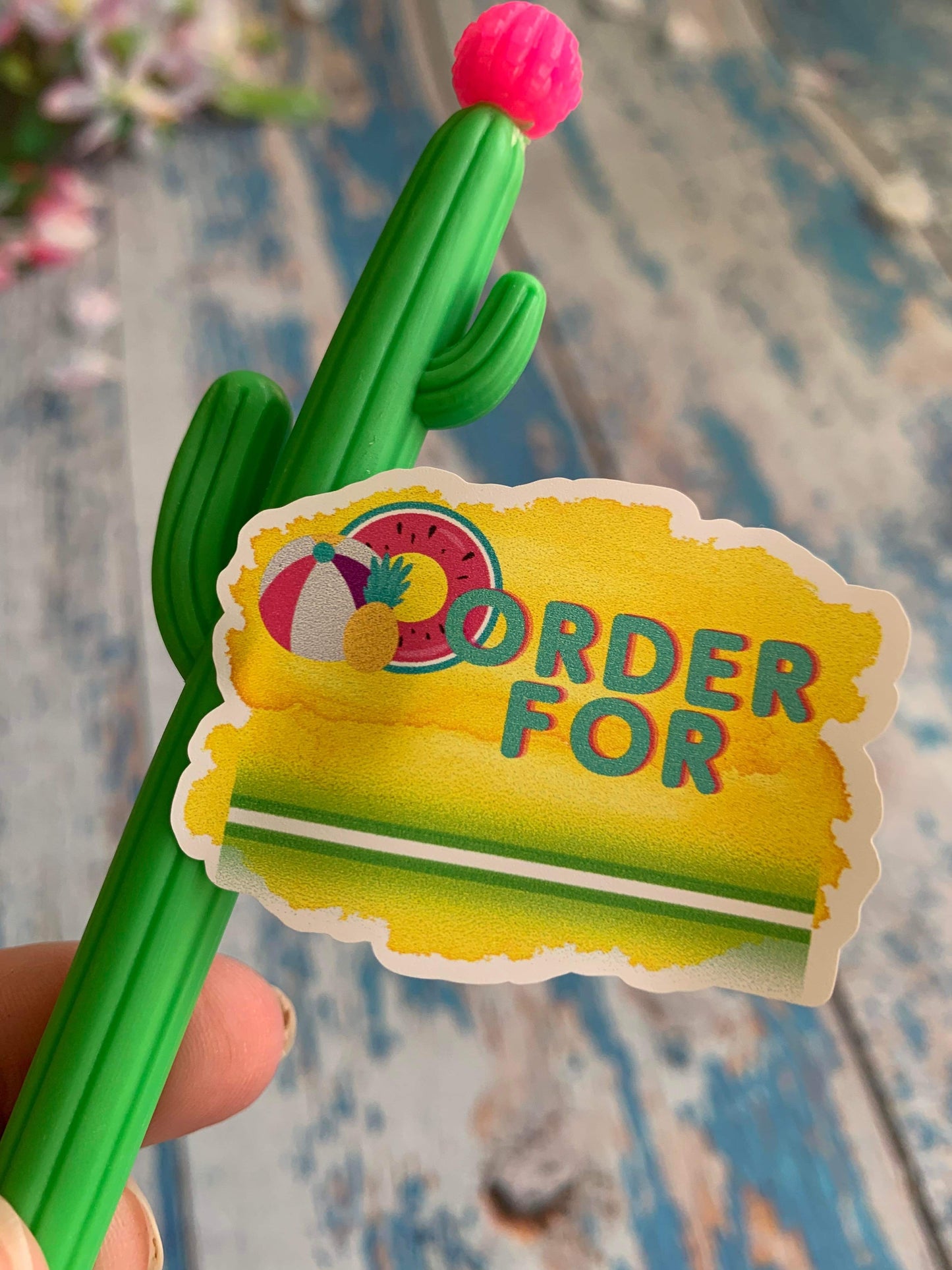 Order For (Summer) sticker sheet