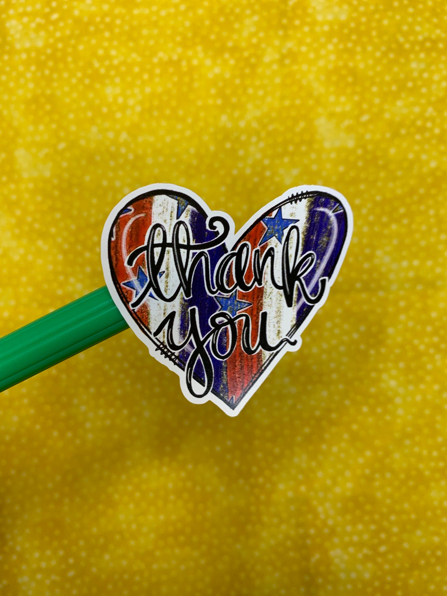 Thank you stickers Patriotic