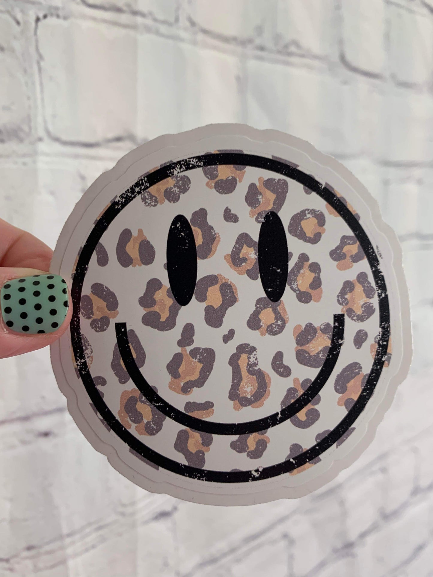 B02 Leopard Smiley Brown DC
