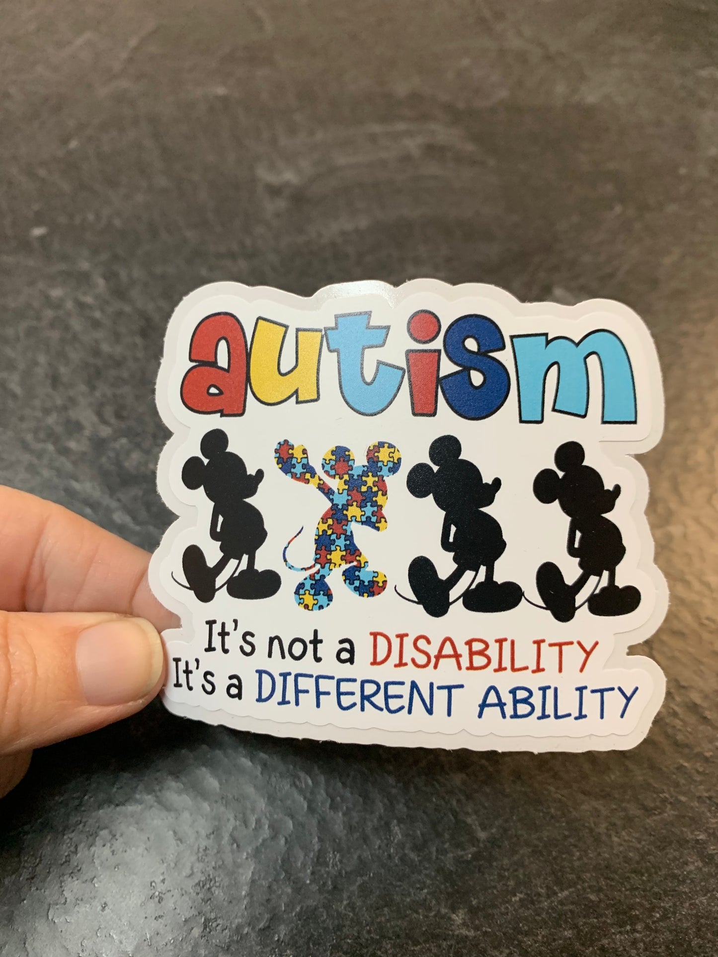 C03 It’s Not A Disability It’s a Different Ability Autism Awareness DC