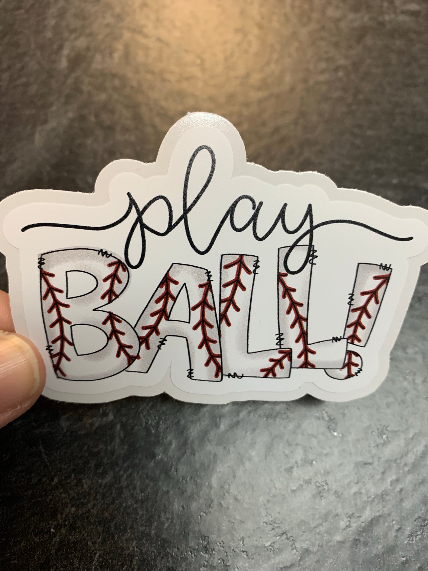 SP04 Play ball baseball diecut