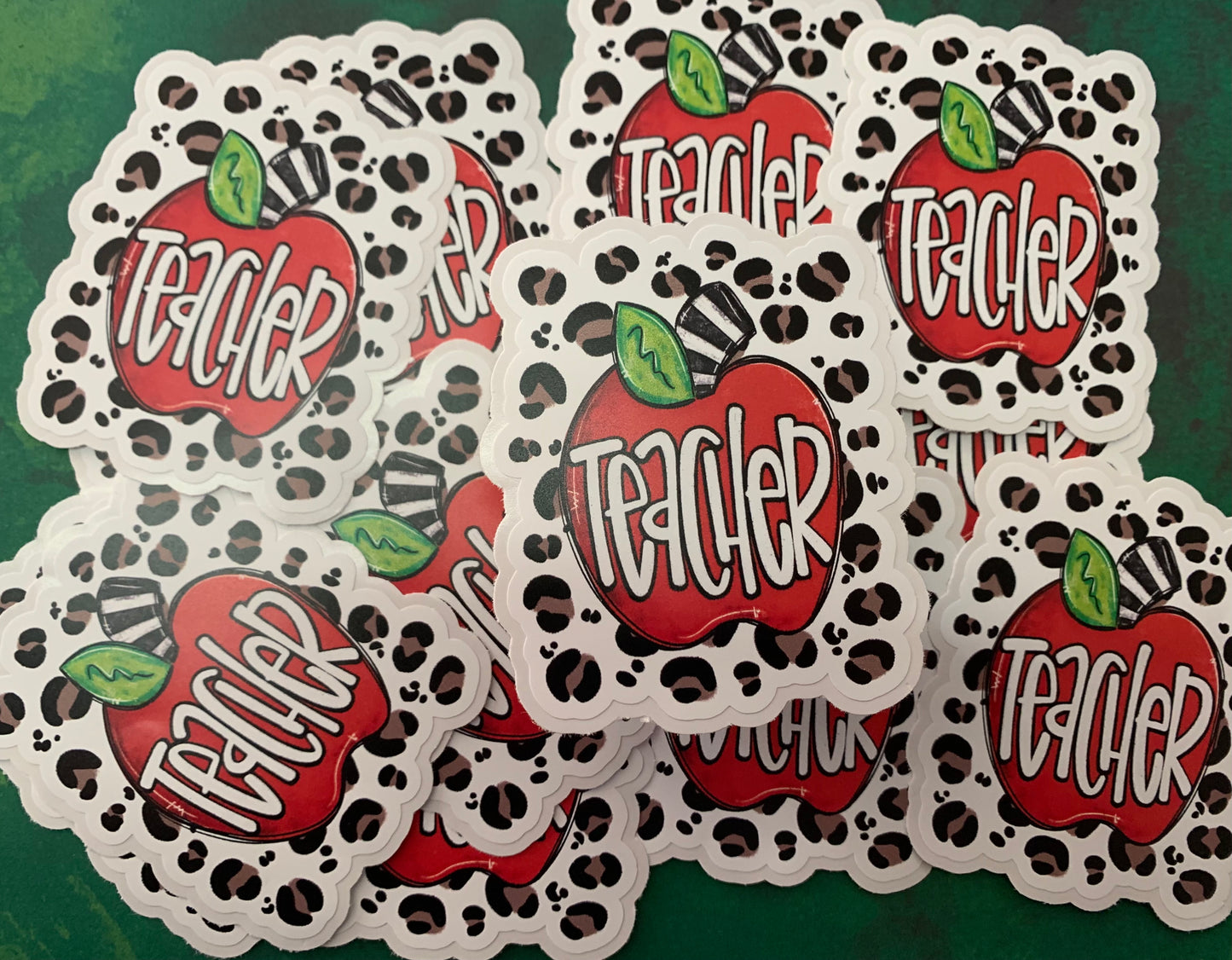 P02 Teacher apple Diecut