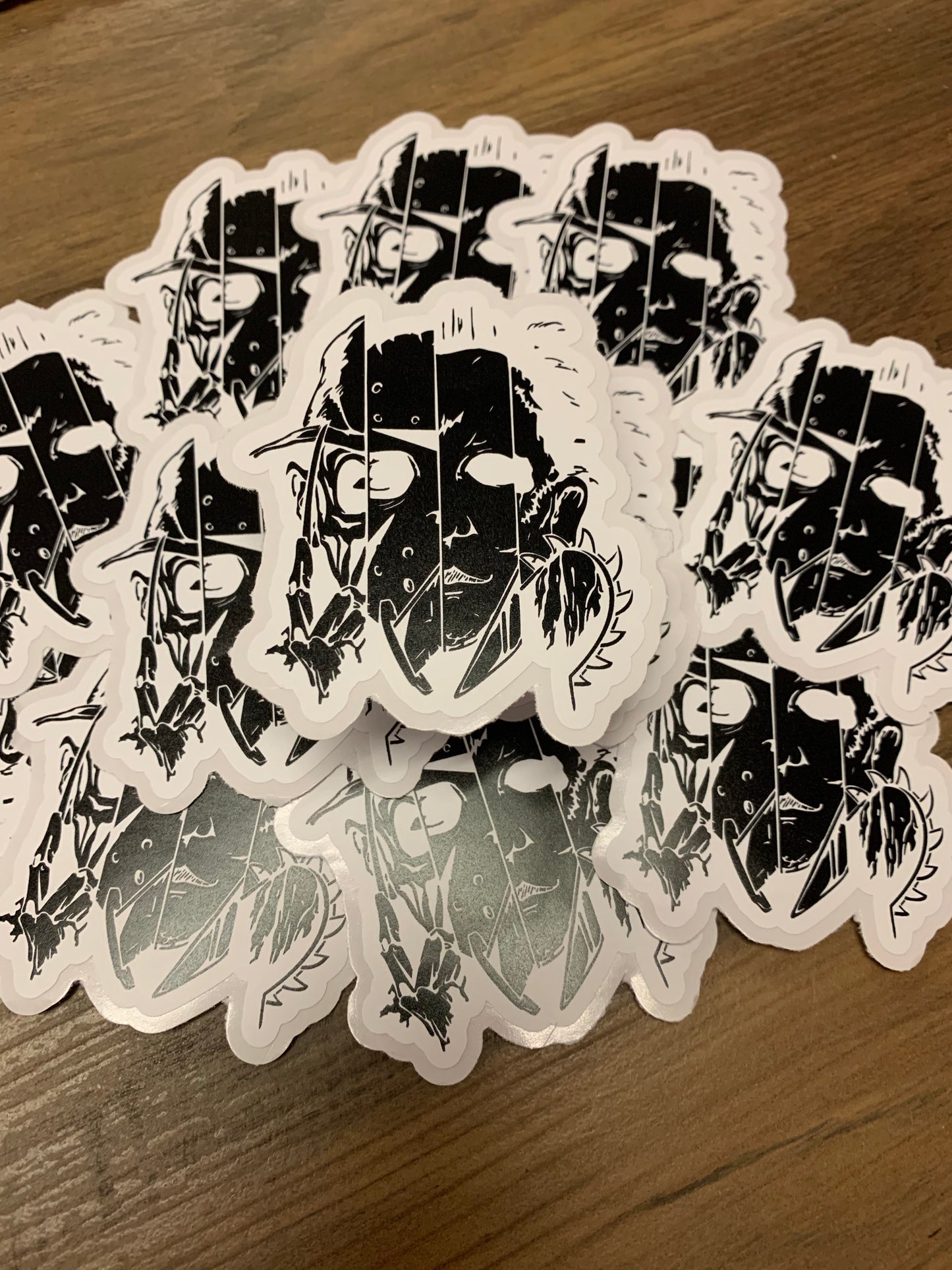 Halloween Squad (B&W) diecut