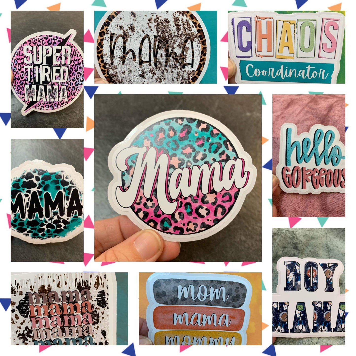MAMA DC diecut sticker Bundle 50count