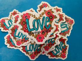 Love Always Wins diecut