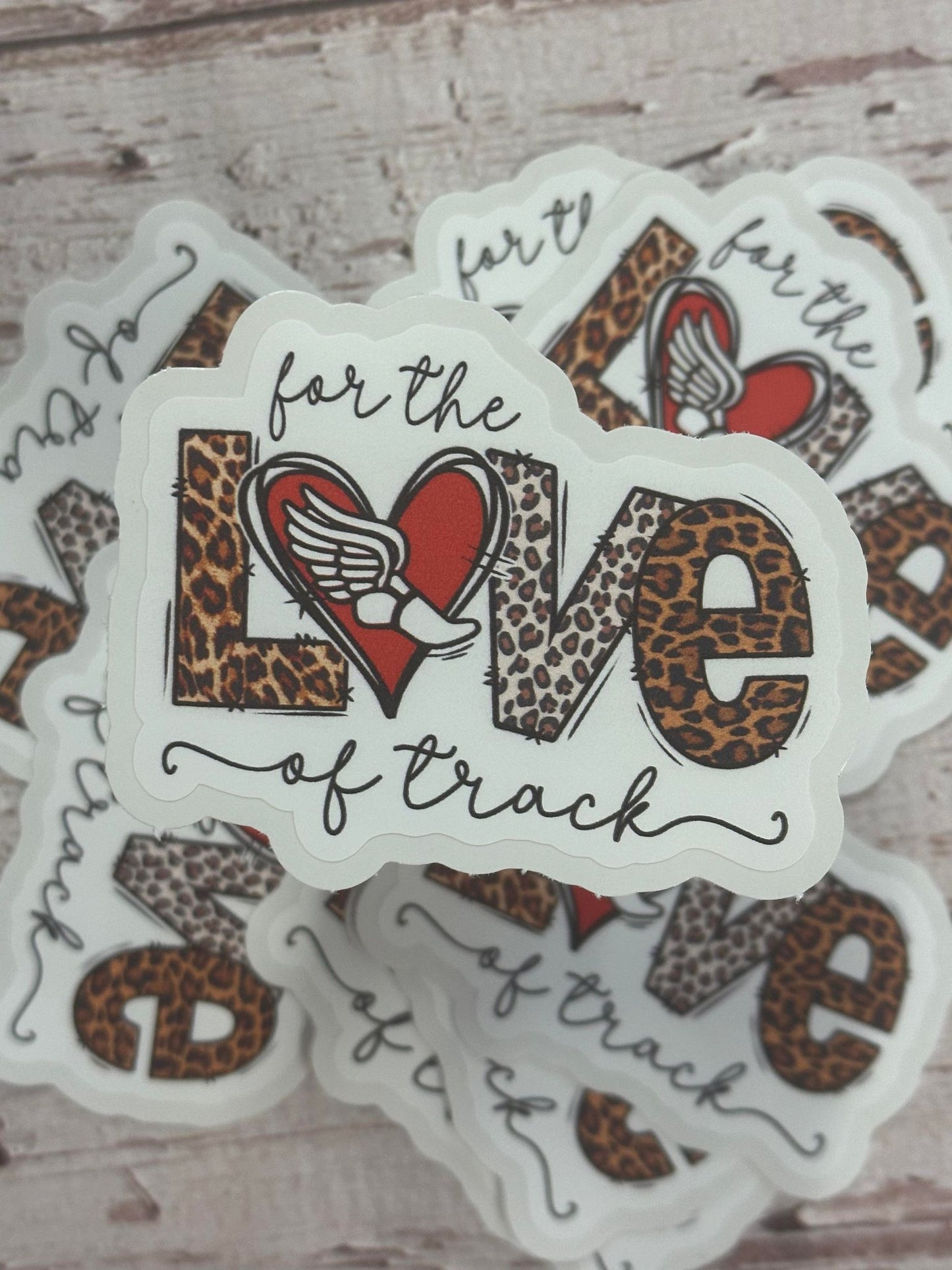 SP32 For the Love of Track diecut
