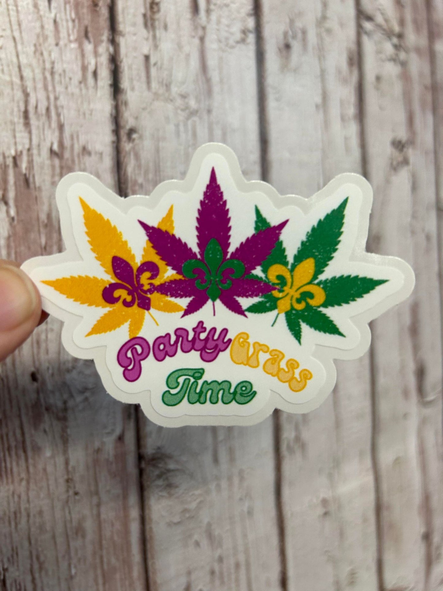 Mardi Grass Time DieCut