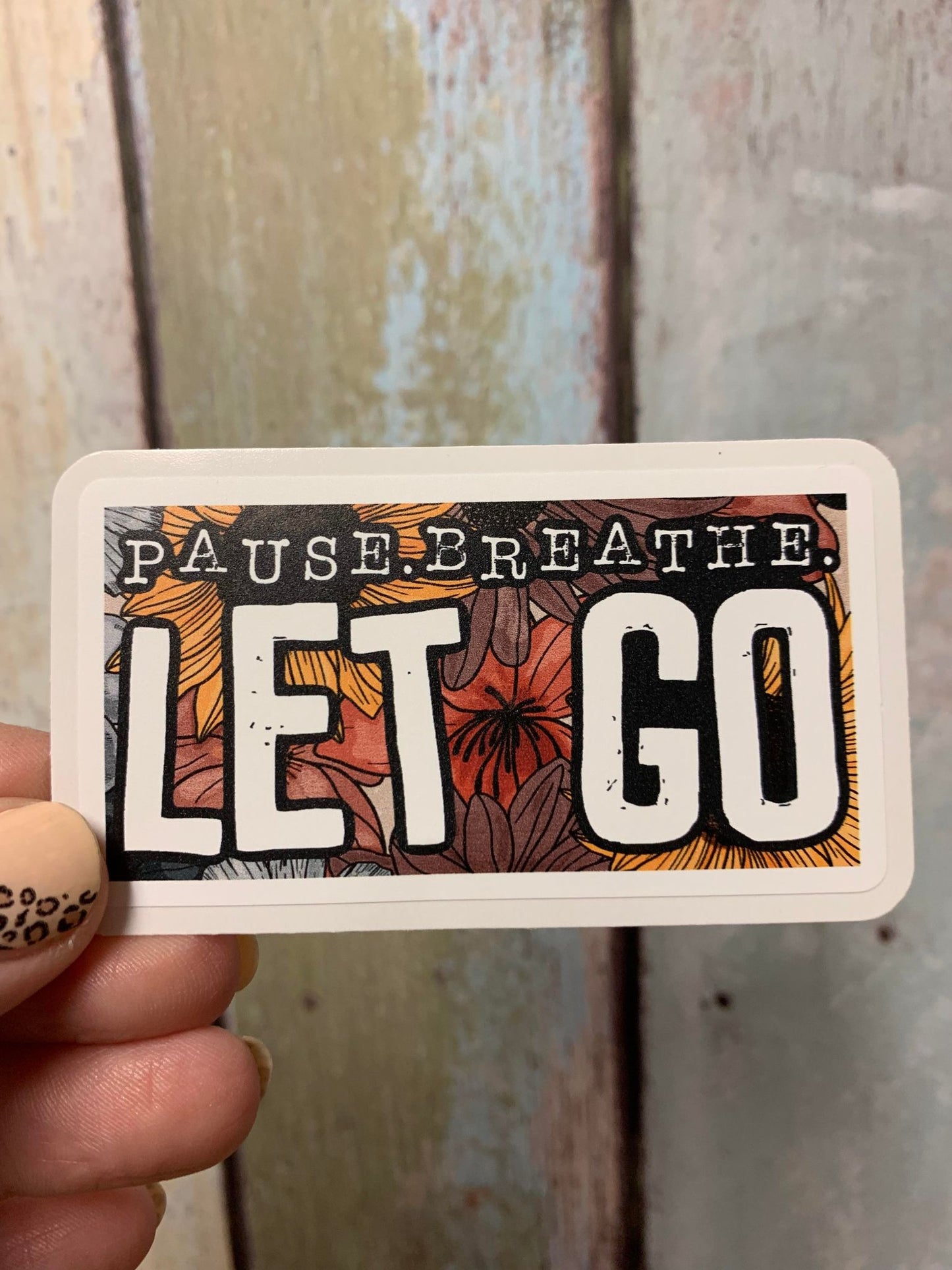 MH19 Pause, Breathe, Let Go diecut