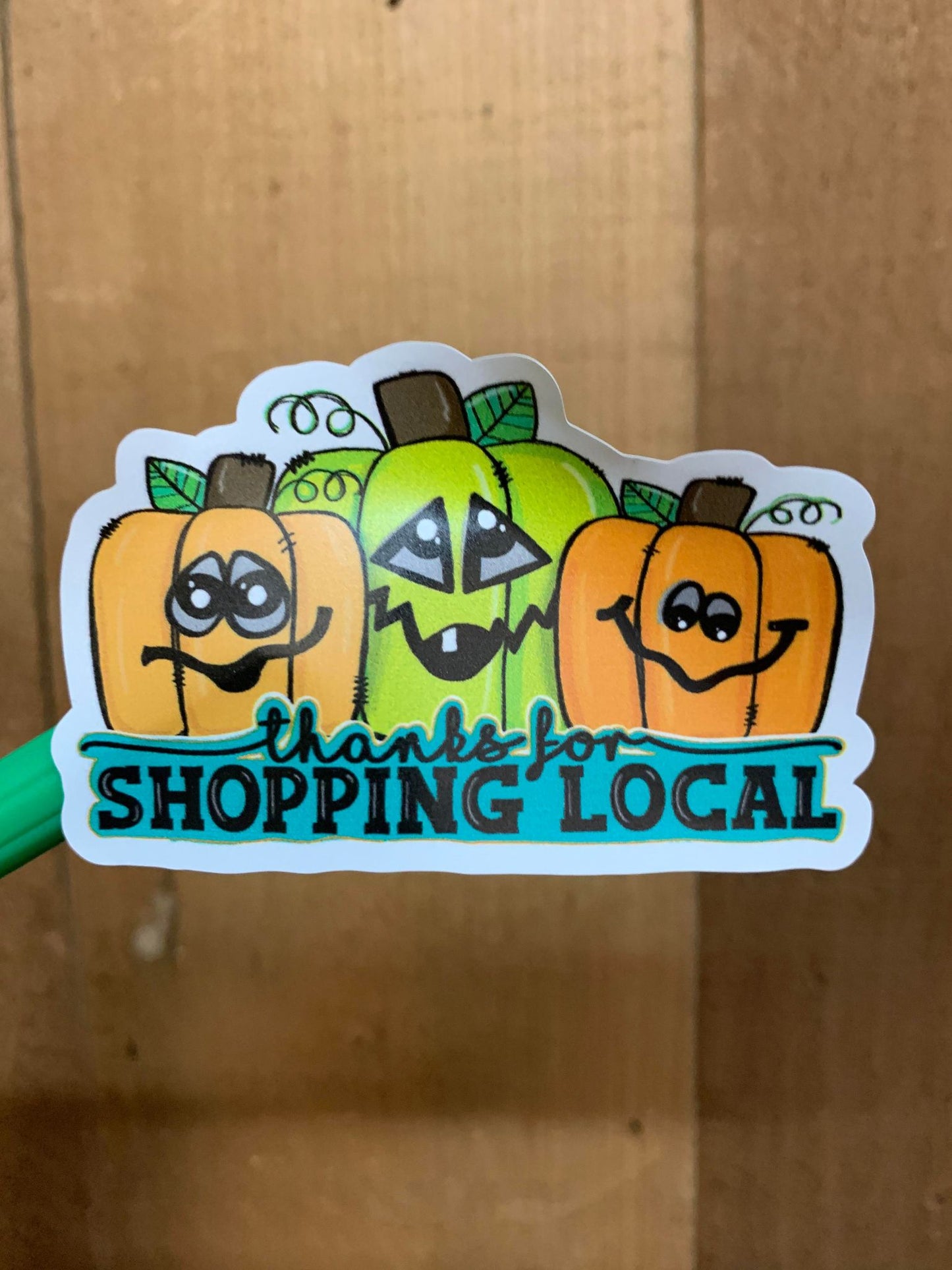 Thanks For Shopping Local (Fall) sticker sheet