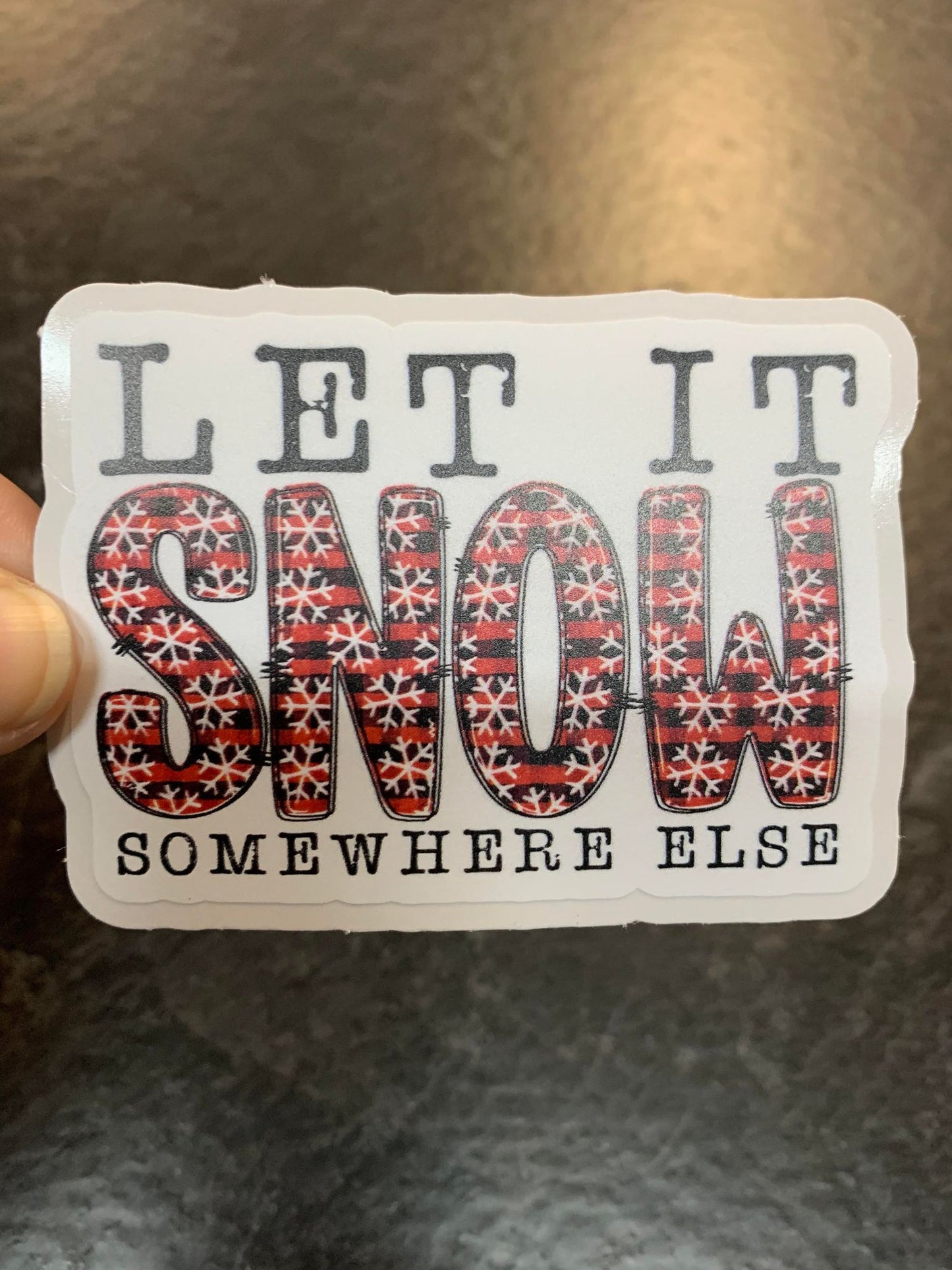 Let it Snow, somewhere else DC