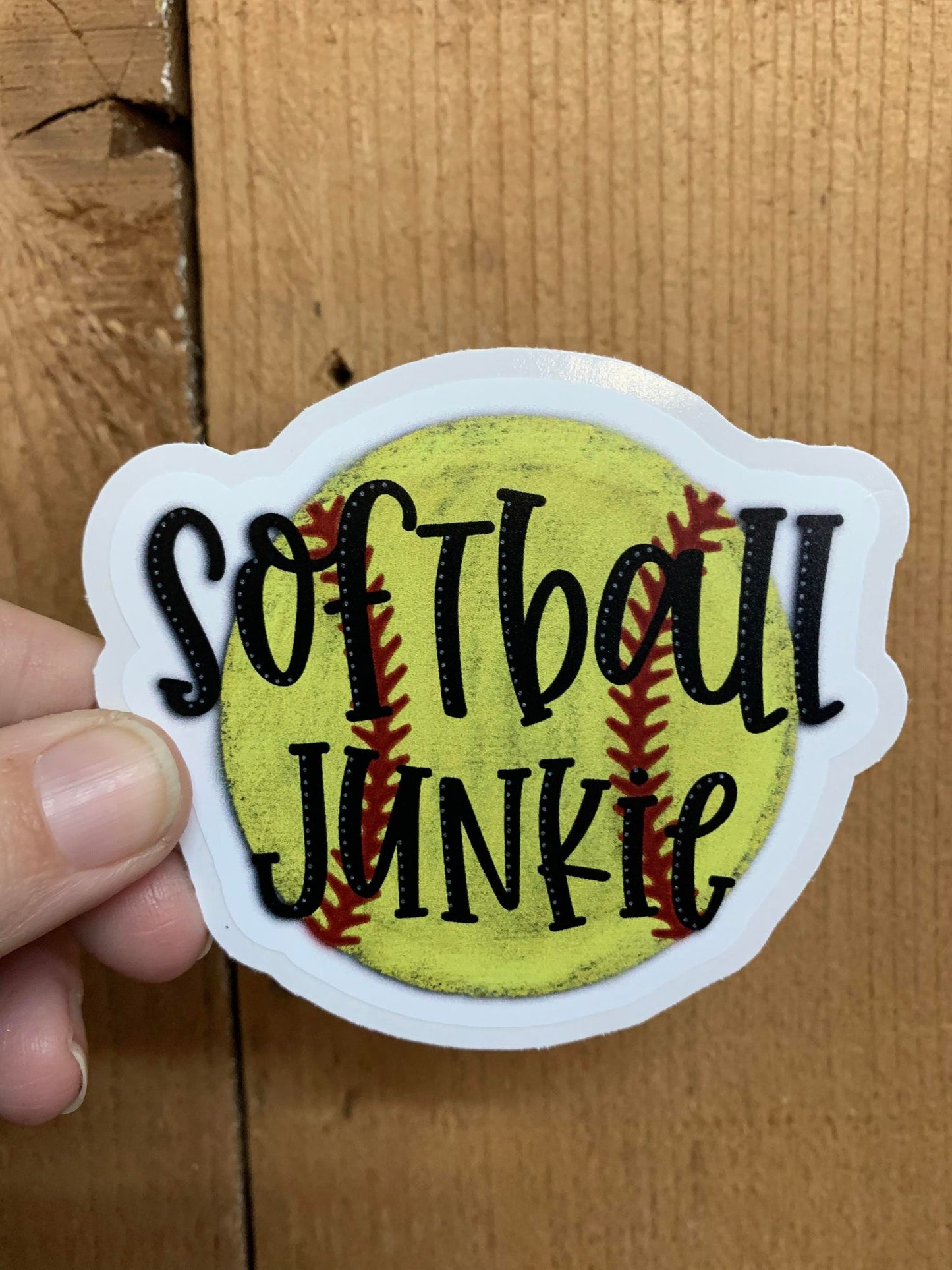 SP06 Softball Junkie diecut