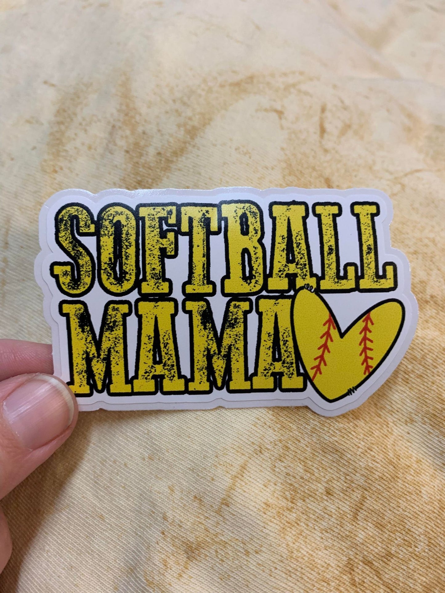 SP05 Softball Mama diecut
