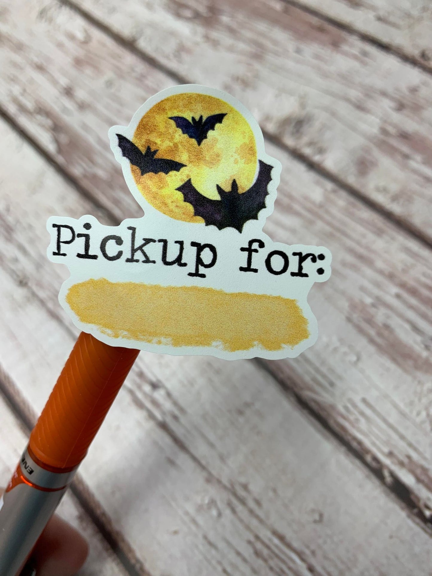 Halloween Local Pickup sticker sheet