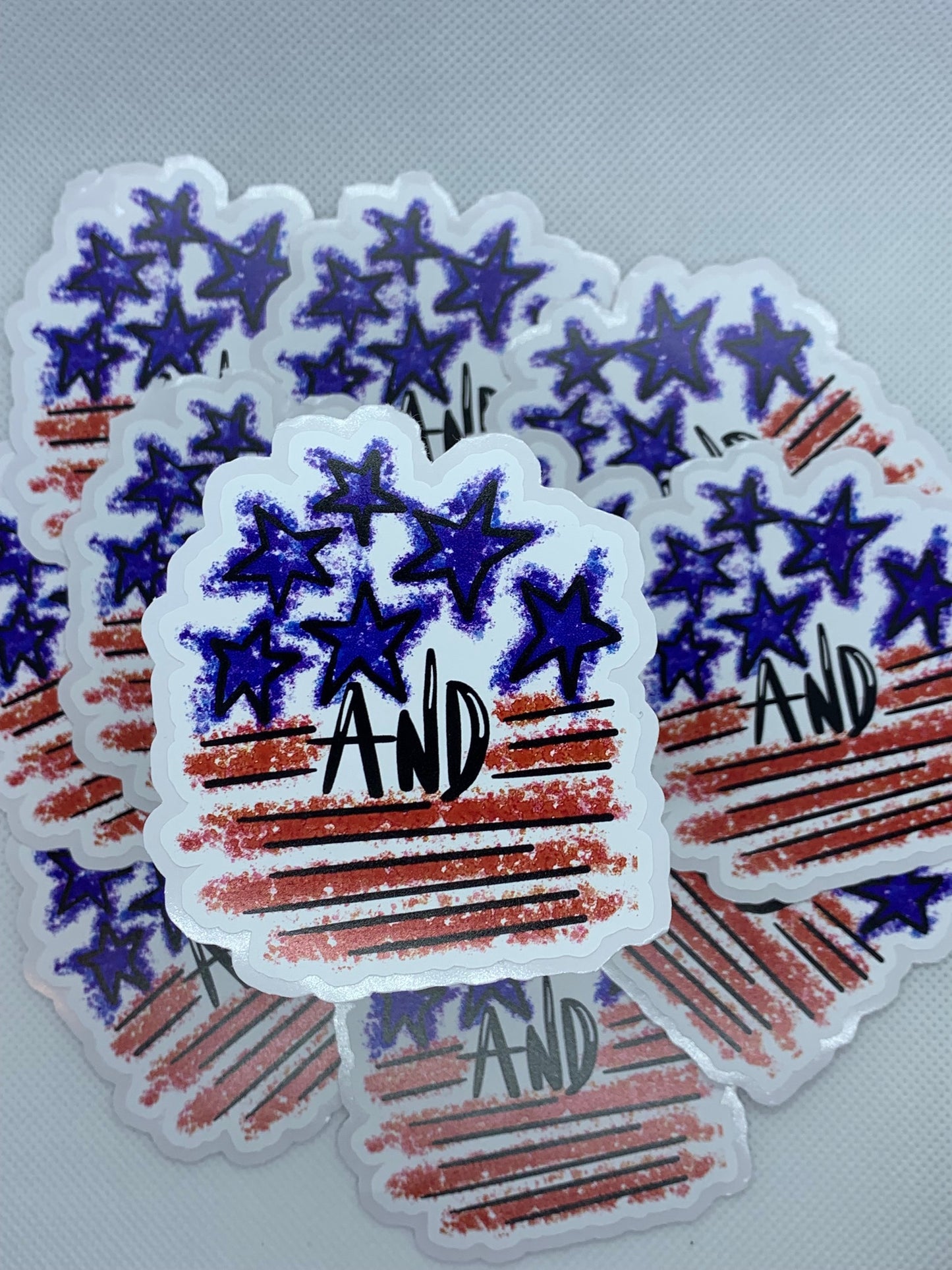 DC Stars And Stripes diecut