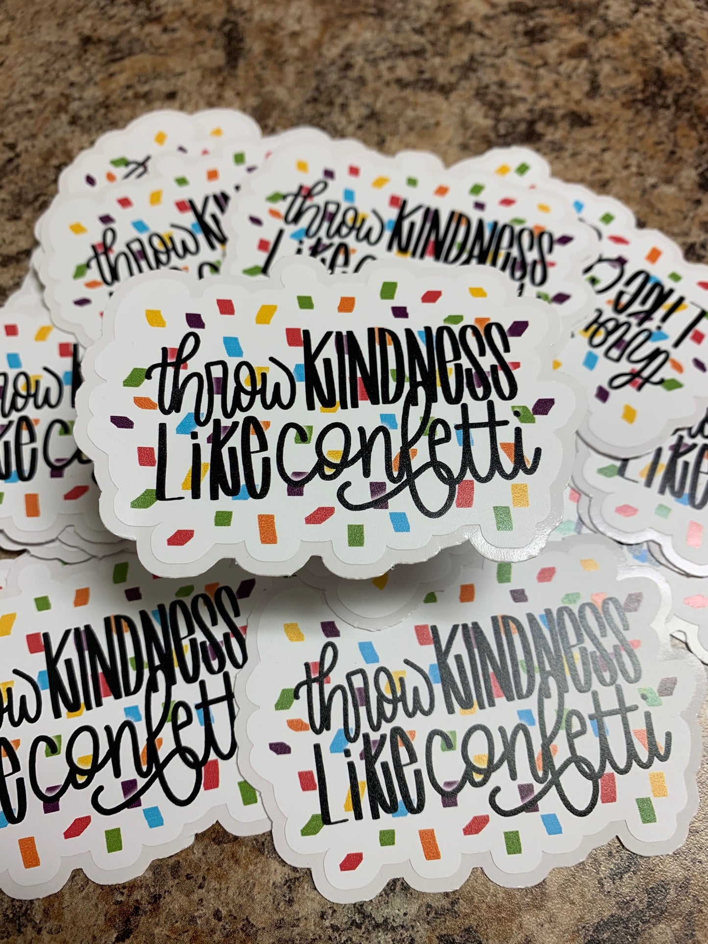 MH02 Throw Kindness Like Confetti diecut