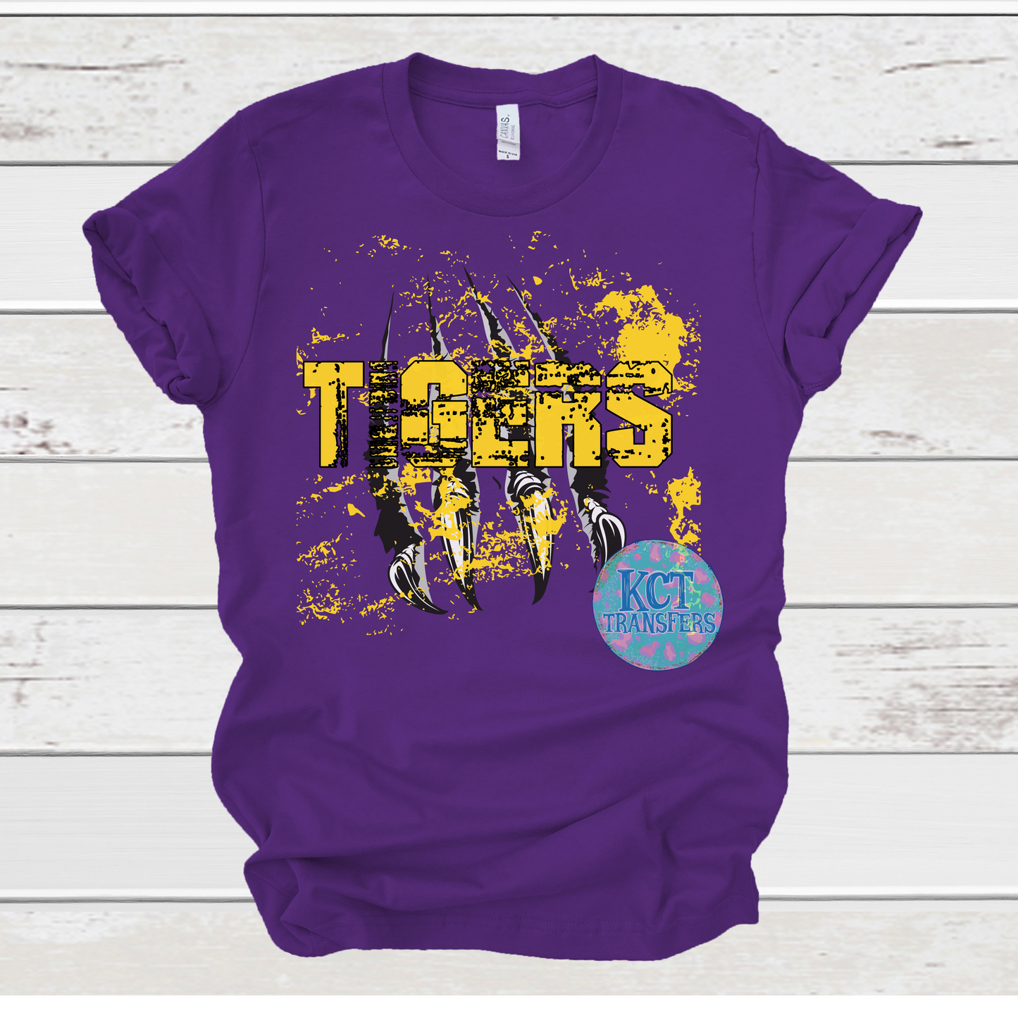 Tigers (Claws, yellow lettering) DTF