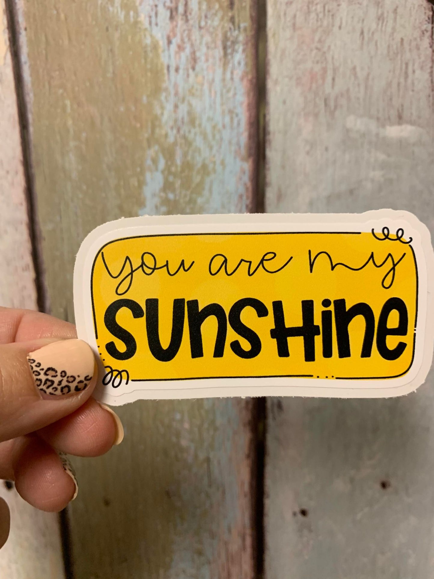 MH20 You are my Sunshine diecut