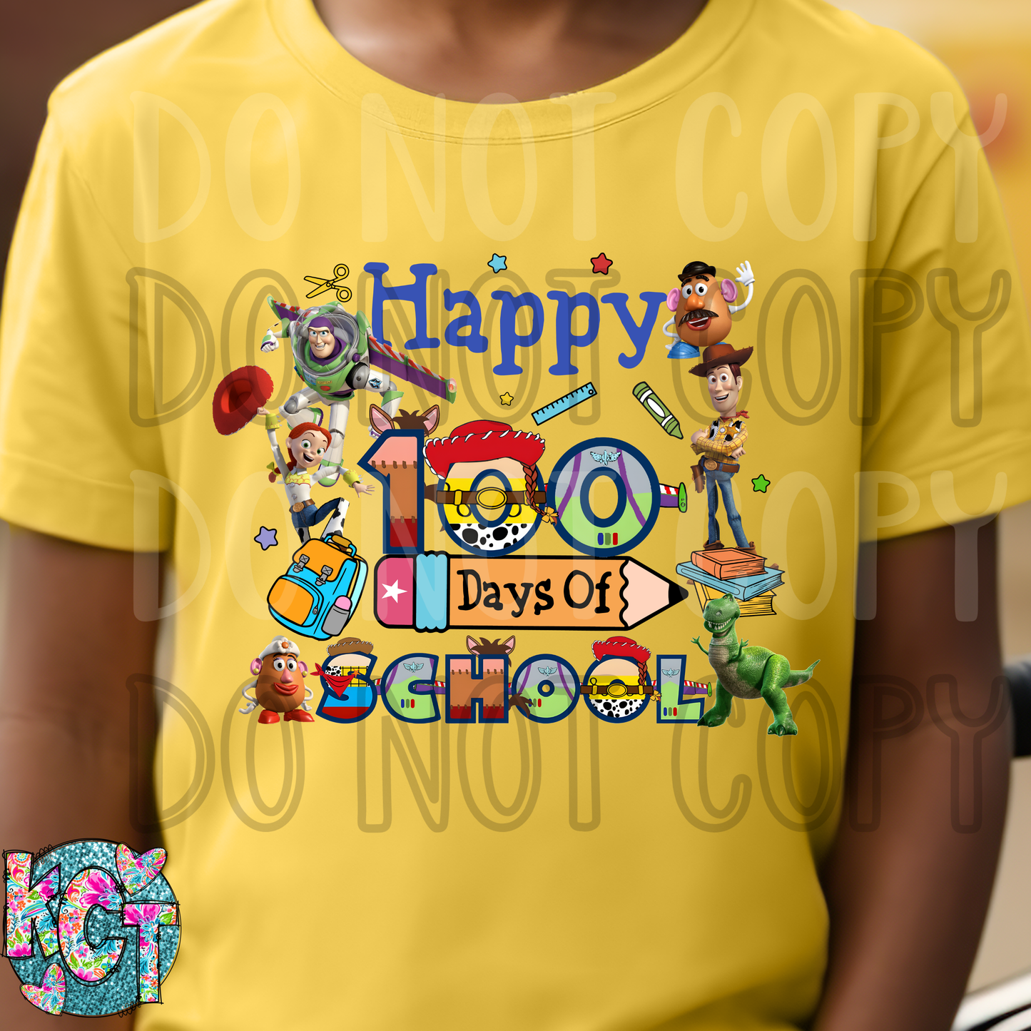 Happy 100 days Toy Story DTF