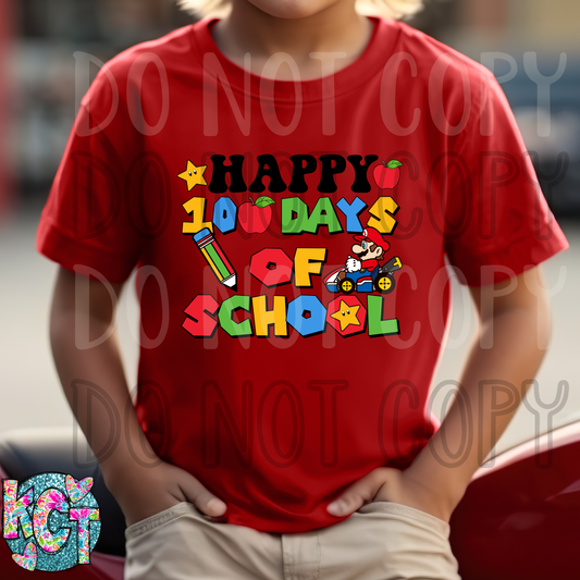 100 days Mario DTF