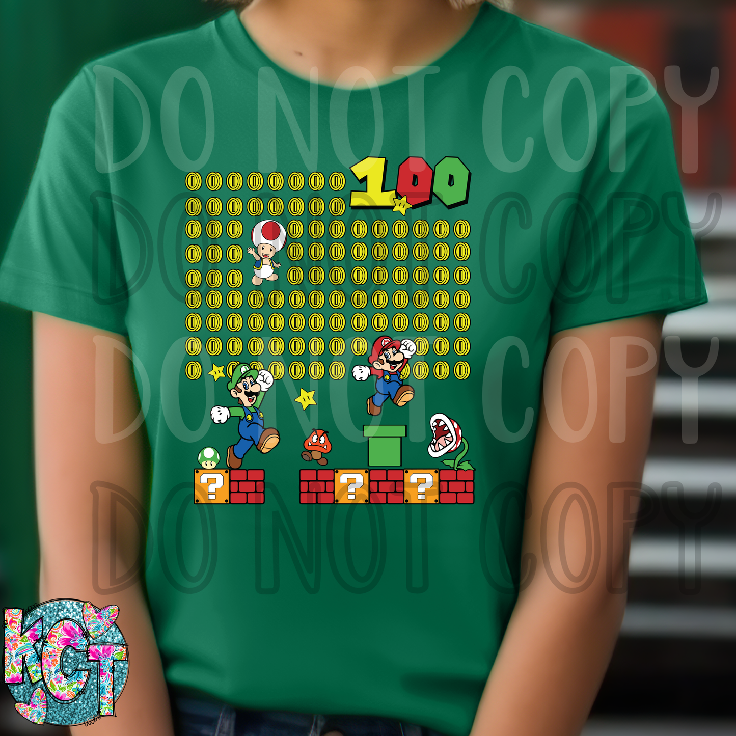 100 Mario DTF