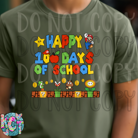 100 days of Mario slash outs DTF (Copy)