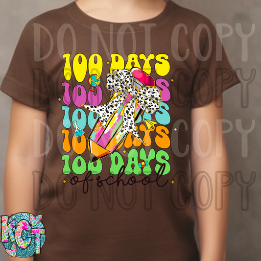 100 days pencil DTF