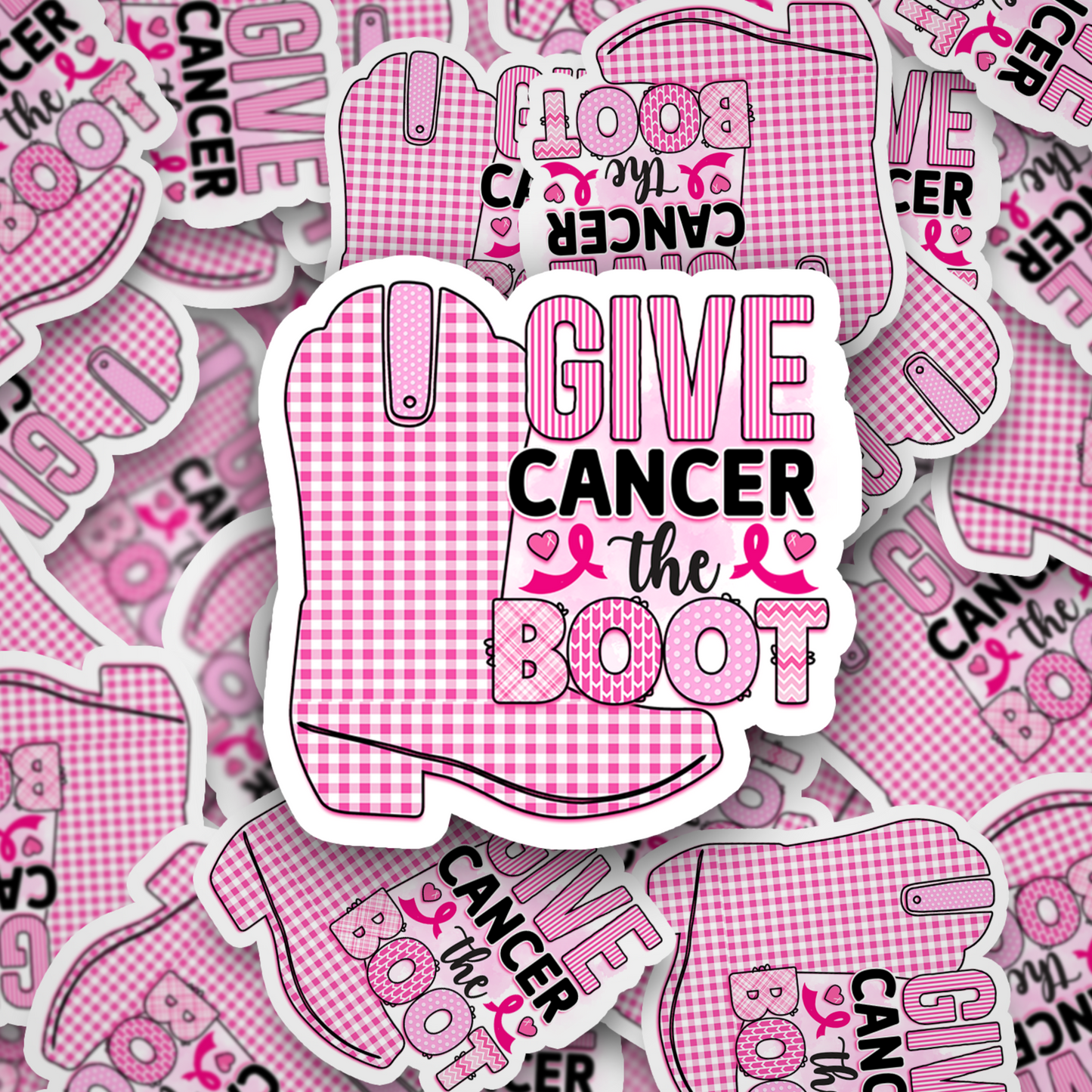 Give Cancer the Boot Breast Cancer DC