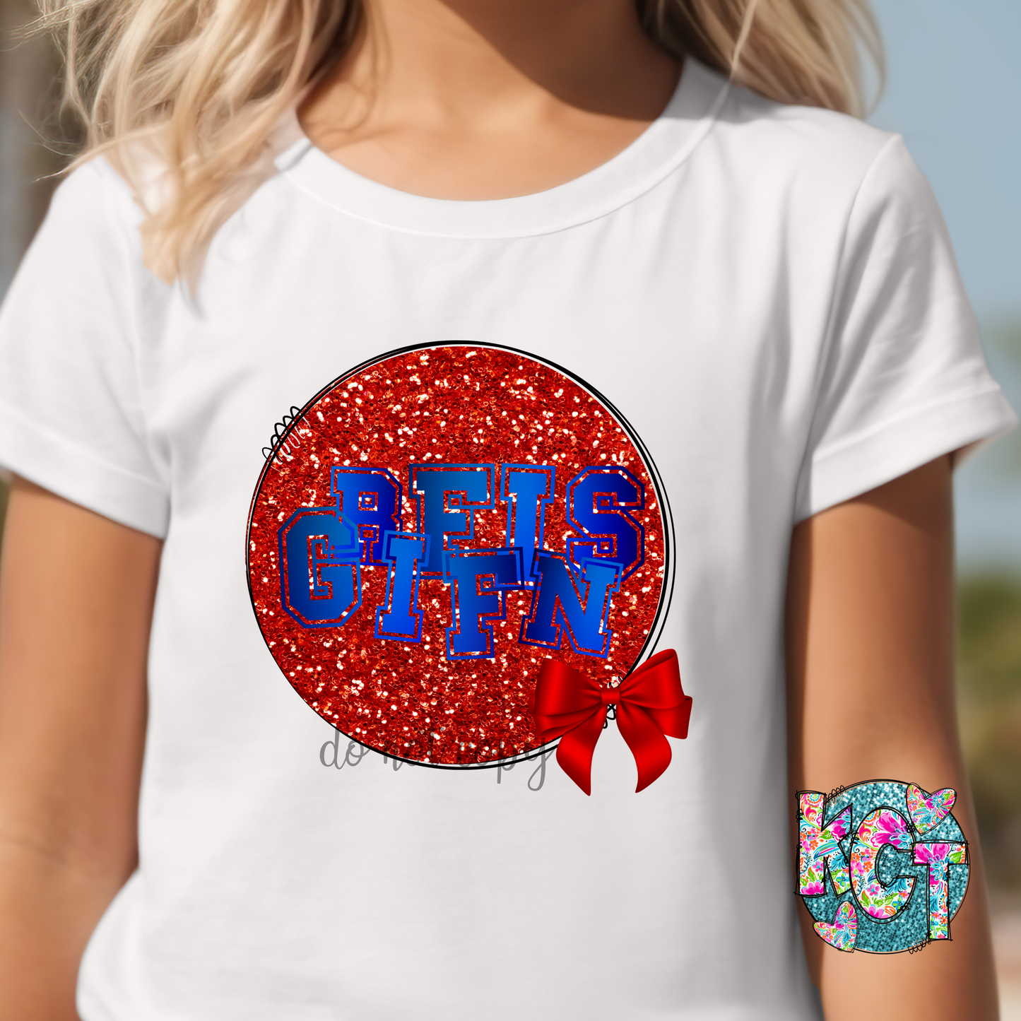 Griffins Glitter Red PNG