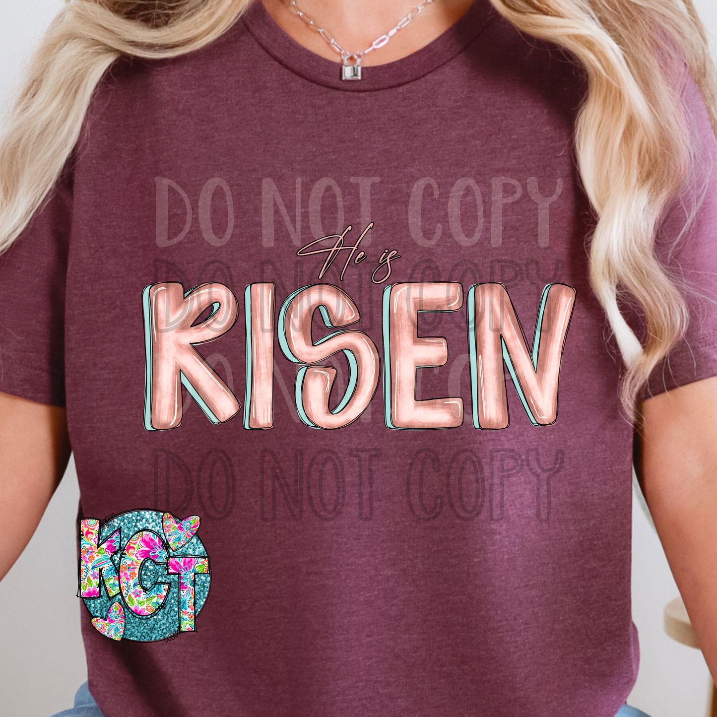 He is RISEN pastel DTF