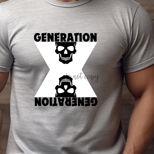 Generation X Skulls DTF