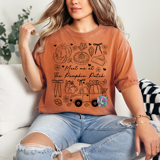 meet me at the pumpkin patch - black
