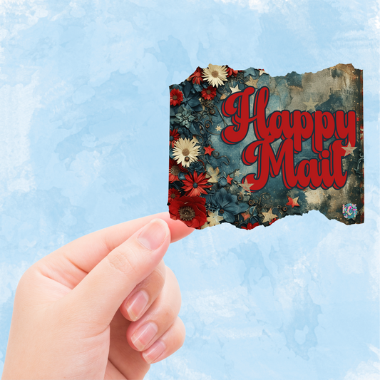 Happy Mail USA Vintage Sticker Sheets
