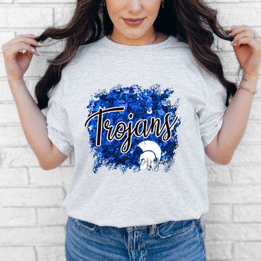 Trojans Sequin Dtf